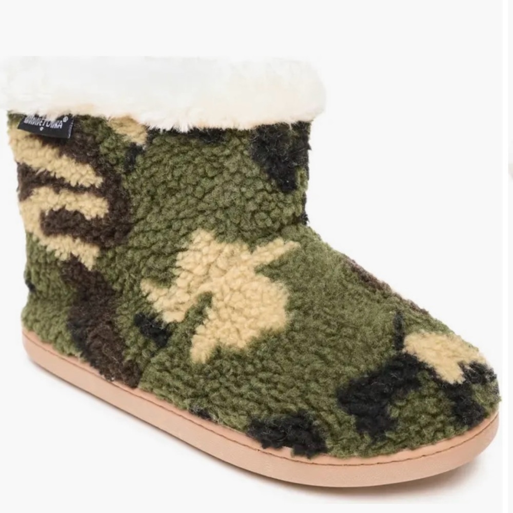 Cozy Camo Booties